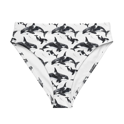 Coral Reef Eco High-Waisted Bikini Bottom - 