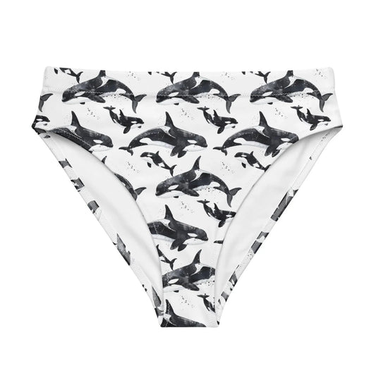 Coral Reef Eco High-Waisted Bikini Bottom - 