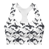 Whale Shark Dream Eco Sports Bra Top -  - ["swim","whale shark","Whale Shark Dream","Wildlife","women"]