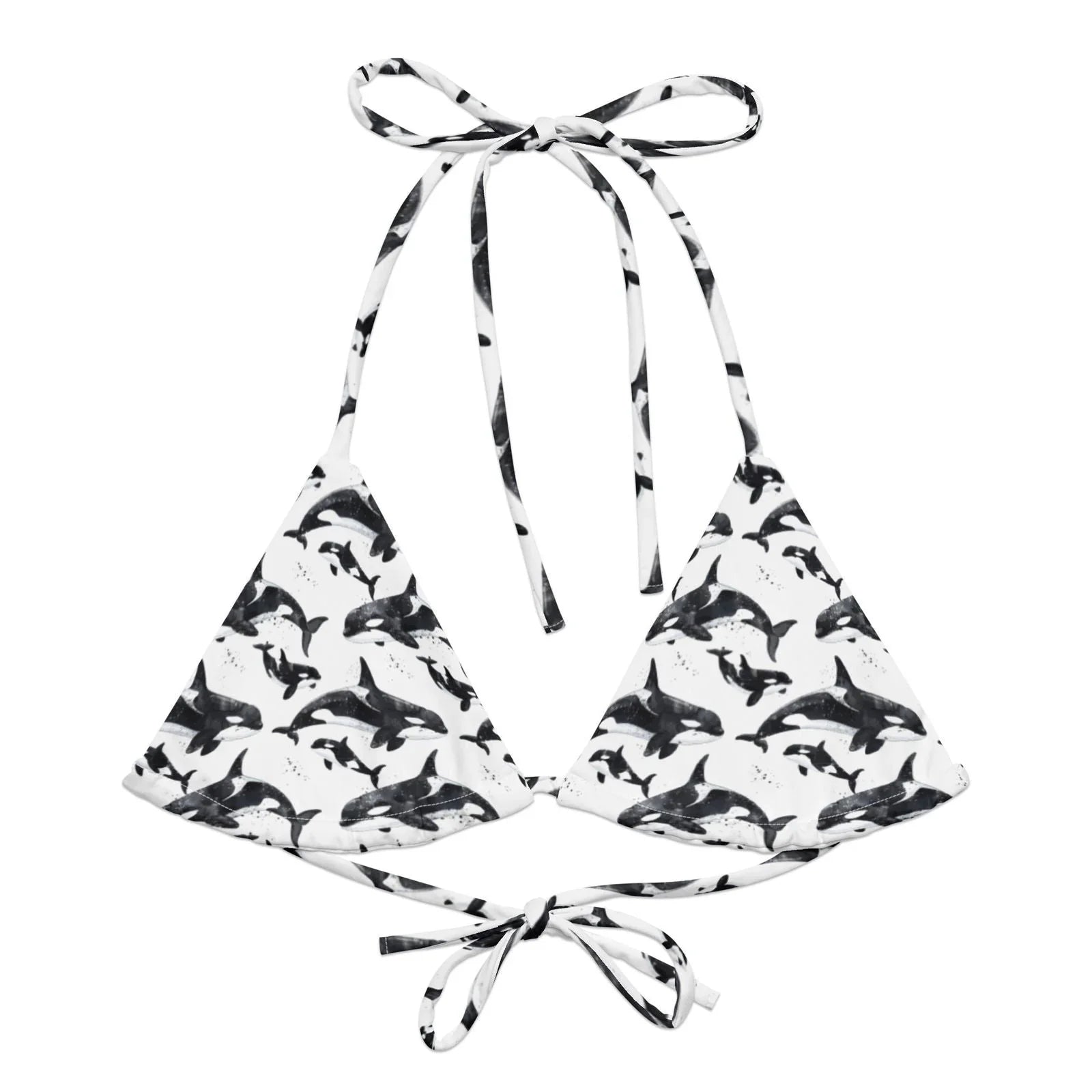 Orca Pod Eco String Bikini Top - 