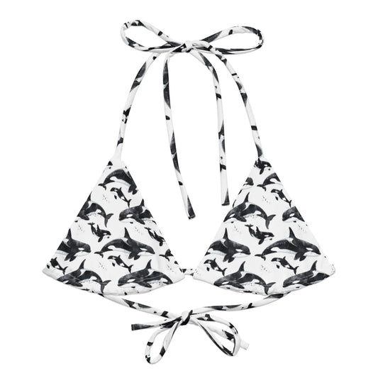 Orca Pod Eco String Bikini Top - 