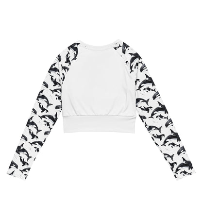 Orca Pod Eco Cropped Rash Guard Solid - 