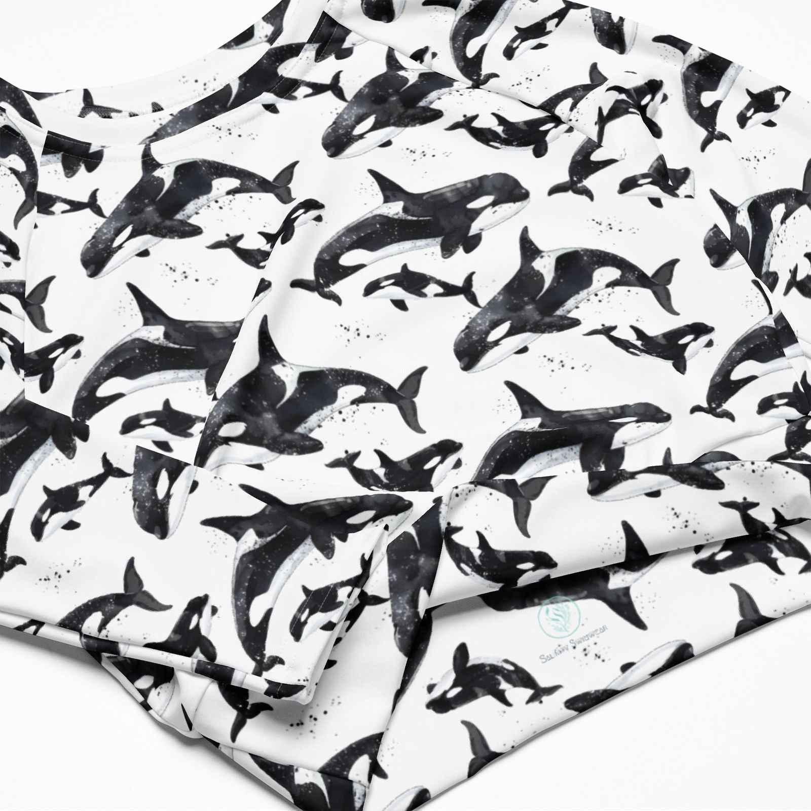 Orca Pod Eco Cropped Rash Guard - 