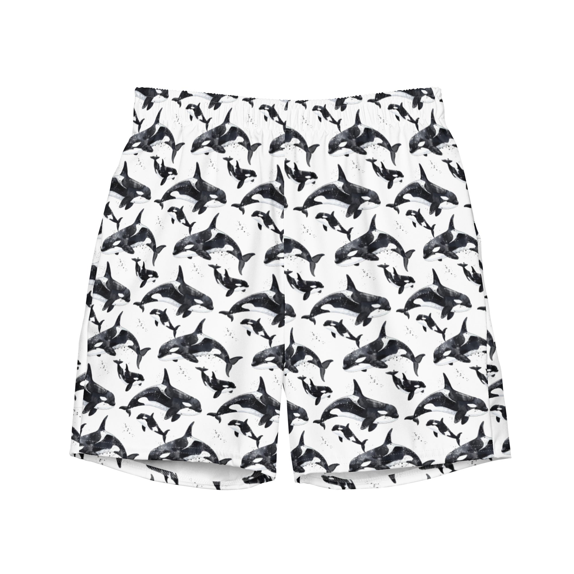 Orca Pod Men's Eco Swim Trunks -  - ["men","orca","Orca Pod","trunks","Wildlife"]