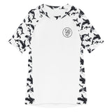 Midnight Orca Men’s Short Sleeve Swim Shirt -  - ["Men","Midnight Orca","orca","Rash guard","Wildlife"]