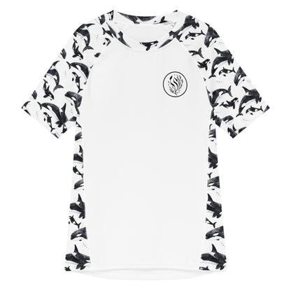 Orca Pod Men’s Short Sleeve Swim Shirt - 