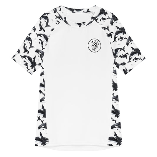 Orca Pod Men’s Short Sleeve Swim Shirt - 
