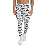 Spotted Eagle Ray Men's Swim Leggings -  - ["leggings","men","ray","Spotted Eagle Ray","Wildlife"]