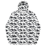 Moonlight Manta Men’s Windbreaker -  - ["Jacket","men","Moonlight Manta","ray","Wildlife"]
