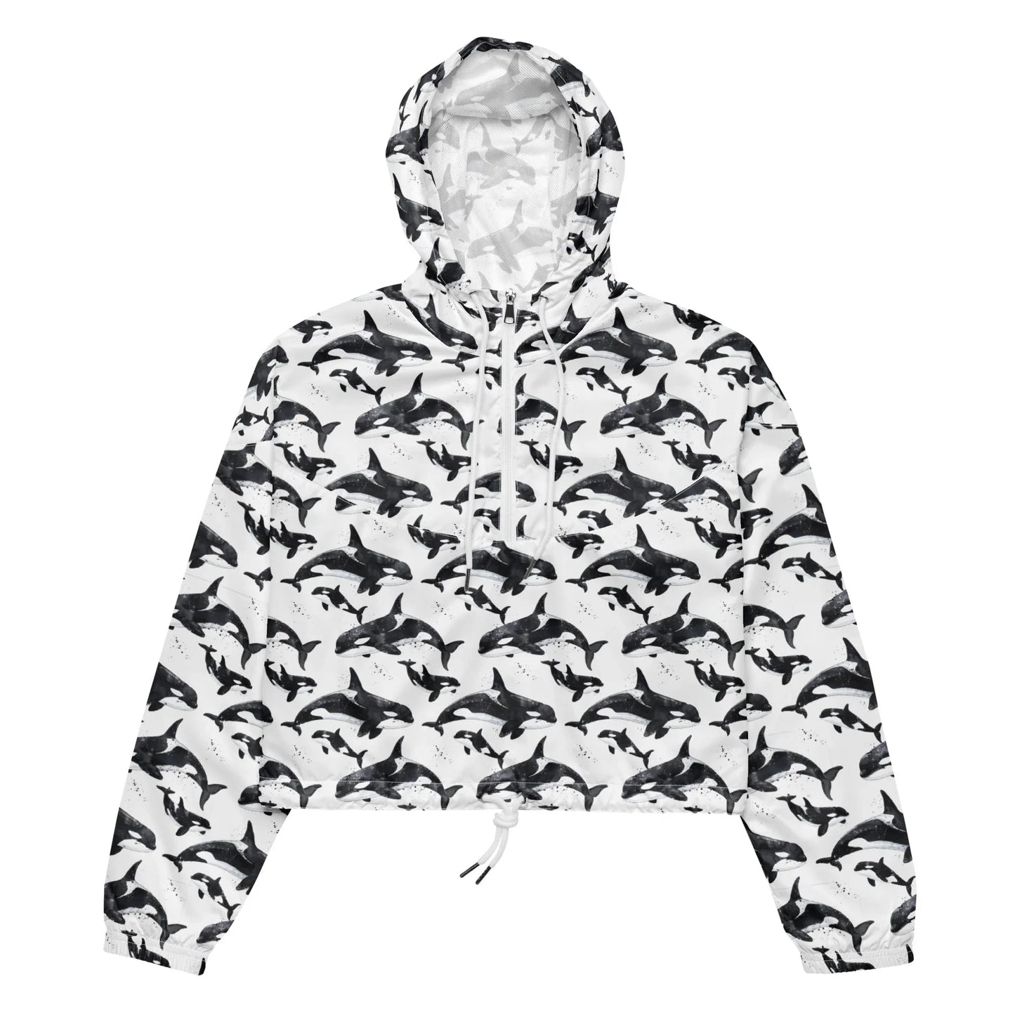 Orca Pod Women’s cropped Windbreaker - 