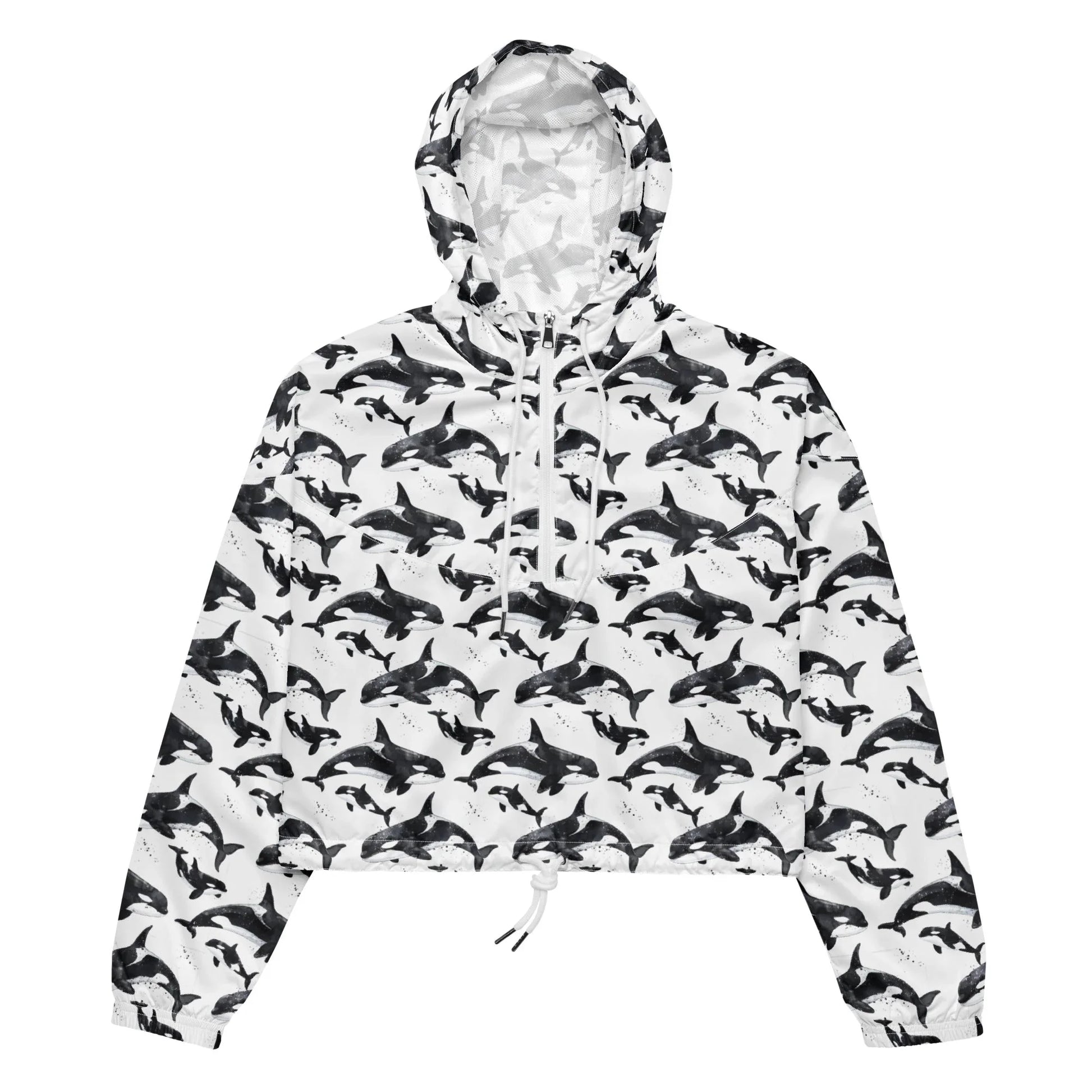 Orca Pod Women’s cropped Windbreaker - 