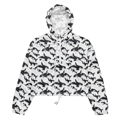 Orca Pod Women’s cropped Windbreaker - 