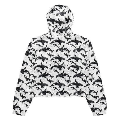 Orca Pod Women’s cropped Windbreaker - 