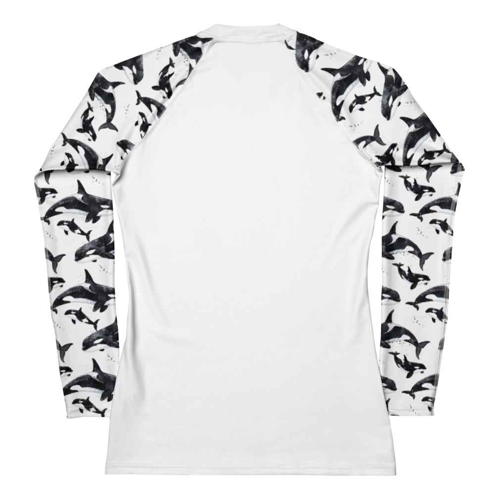 Orca Pod Women's Rash Guard Solid - 