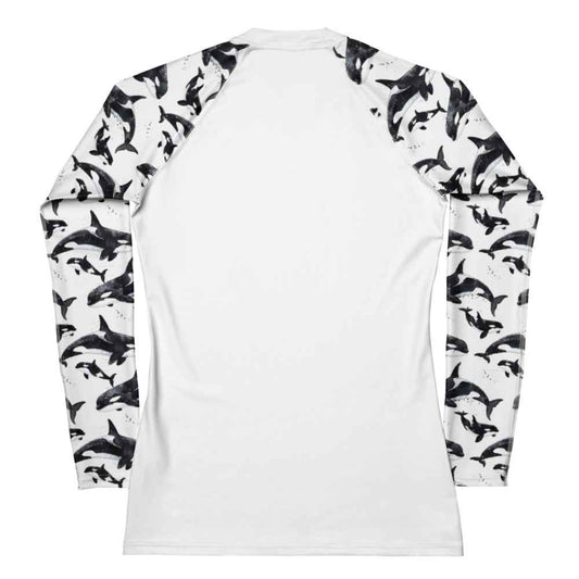 Orca Pod Women's Rash Guard Solid - 
