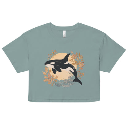 Orca Sunset Women’s Crop Top - 