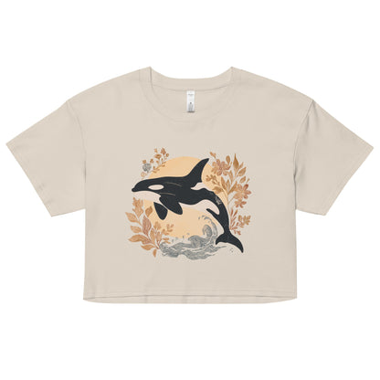 Orca Sunset Women’s Crop Top - 