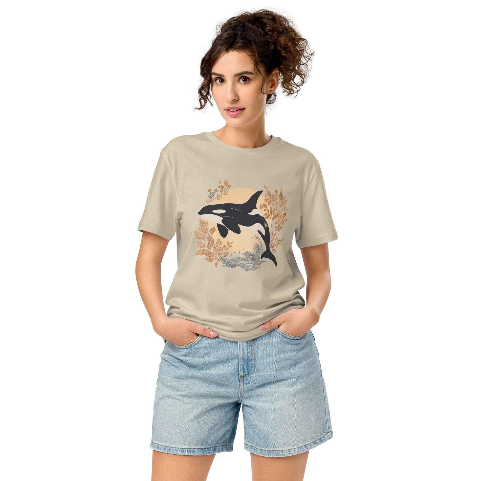 Orca Sunset Women’s Organic T-Shirt - 