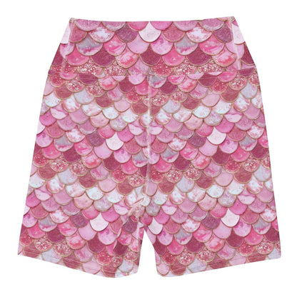Pink Pearl Mermaid 4" Inch Dive Shorts - 