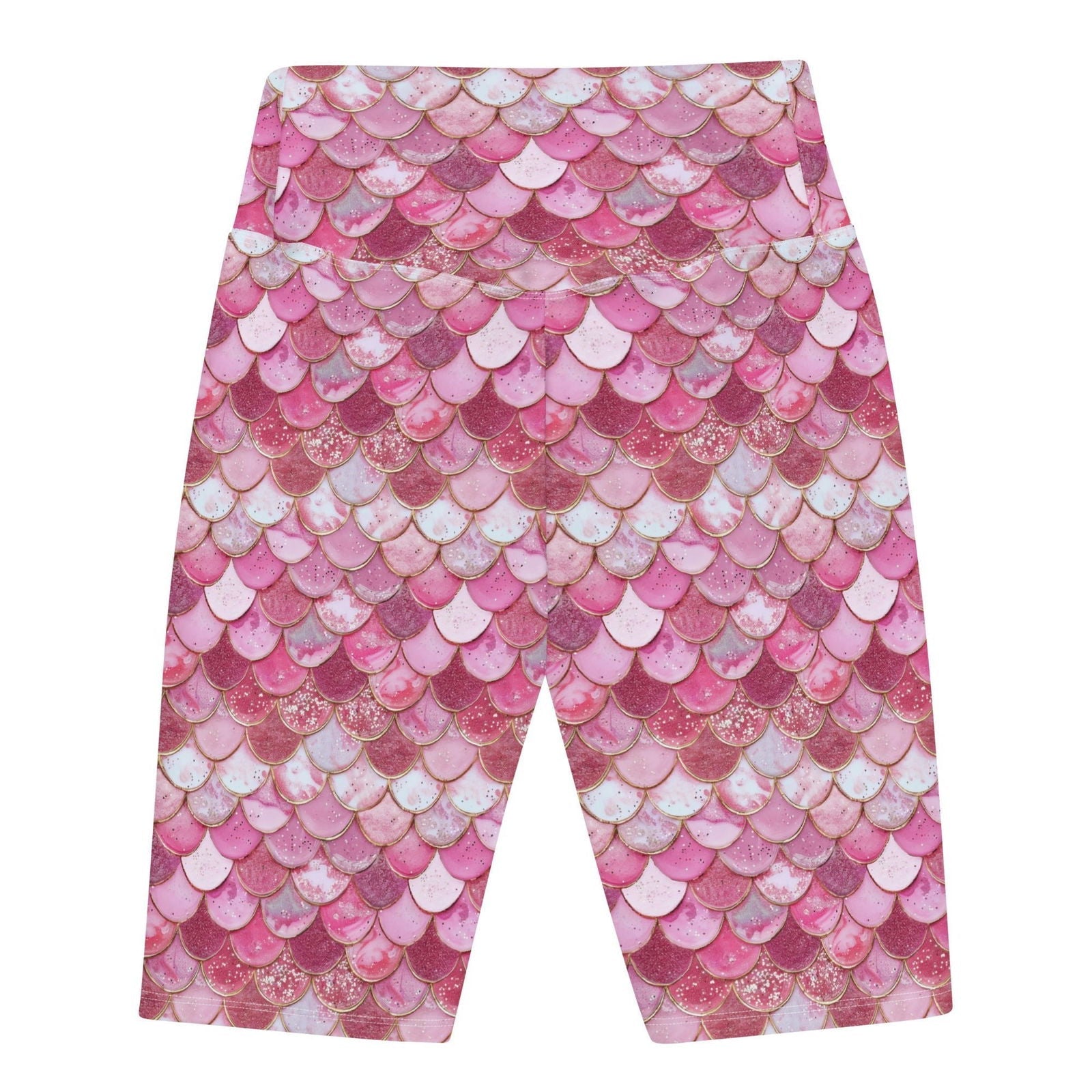 Pink Pearl Mermaid 8" Inch Dive Shorts -  - ["mermaid","Pink Pearl Mermaid","Short","women"]