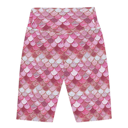 Pink Pearl Mermaid 8" Inch Dive Shorts - 