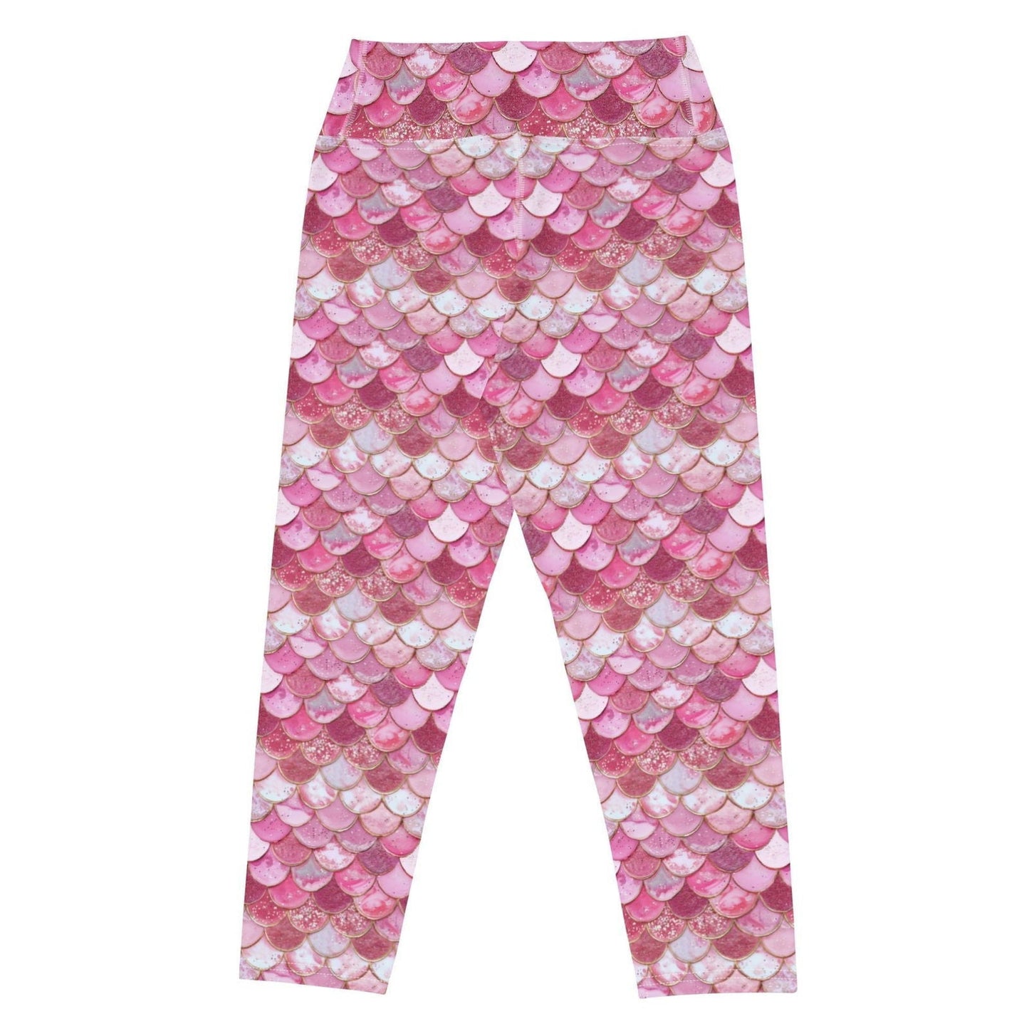 Mermaid Scales Collection Capri Swim Leggings - 
