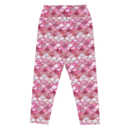 Mermaid Scales Collection Capri Swim Leggings - 