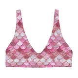 Pink Pearl Mermaid Eco Bikini Top -  - ["mermaid","Pink Pearl Mermaid","swim","women"]
