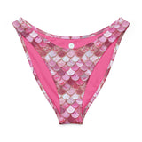 Mermaid Scales Collection Eco High-Leg Cheeky Bikini Bottom -  - ["Blue Lagoon Mermaid","mermaid","swim","women"]