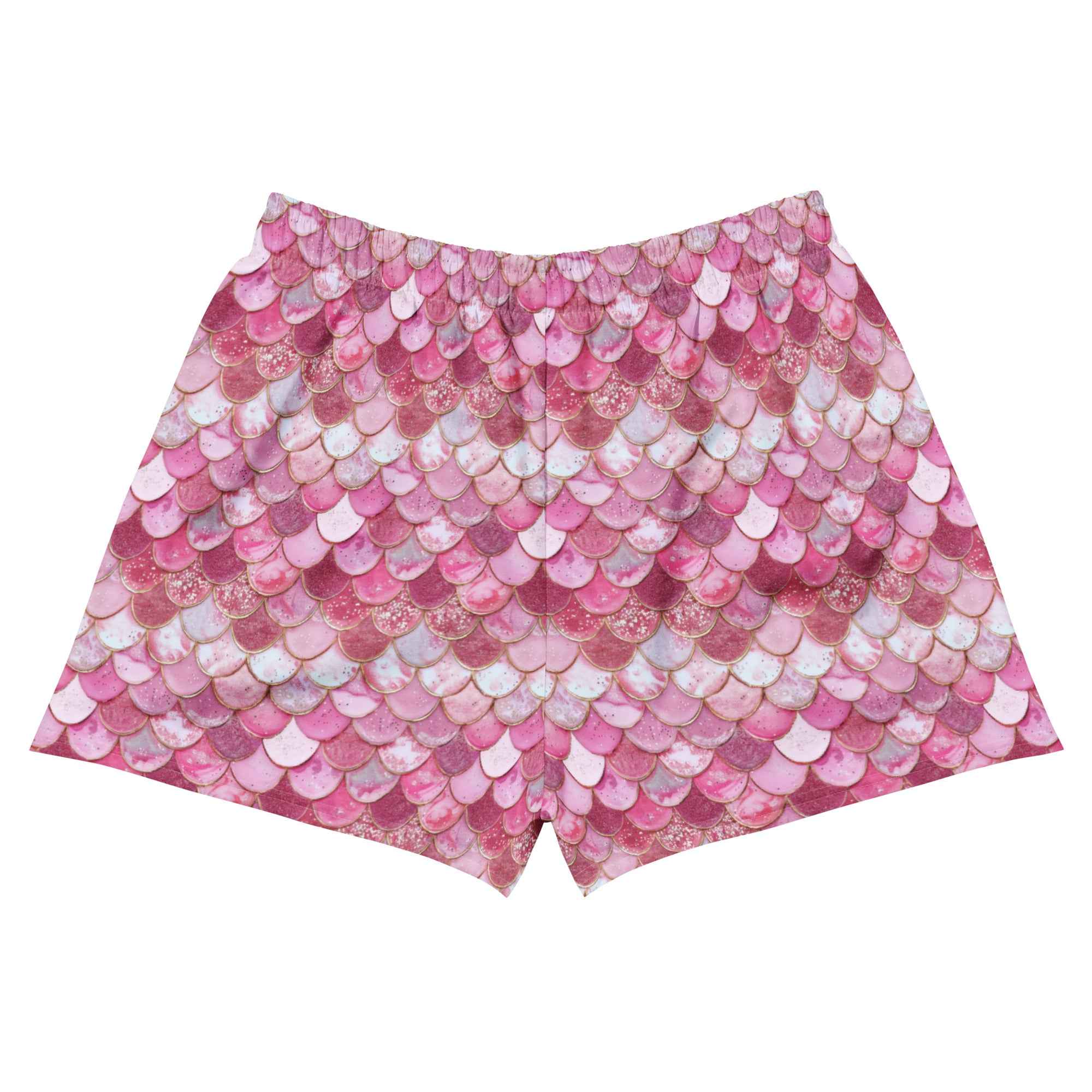 Mermaid Scales Collection Eco Swim Shorts -  - ["Blue Lagoon Mermaid","mermaid","Short","swim","women"]