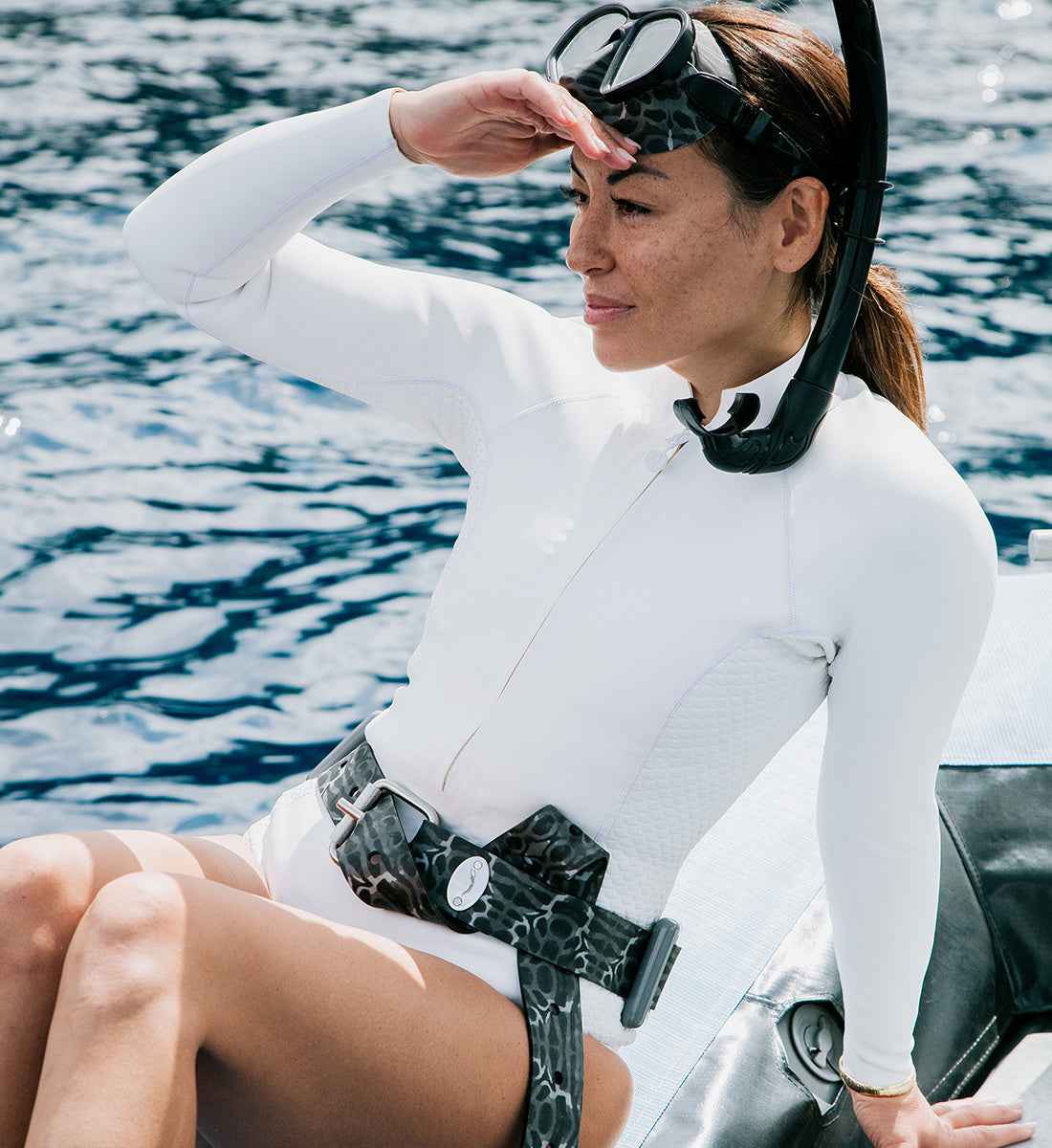 Project Hiu X Bright Buoy Tiger Shark Silicone Dive Belt -  - ["Bright Buoy Diving","Shopify Collective"]