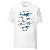Respect The Locals Men's Eco T-Shirt -  - ["men","shark","T"]