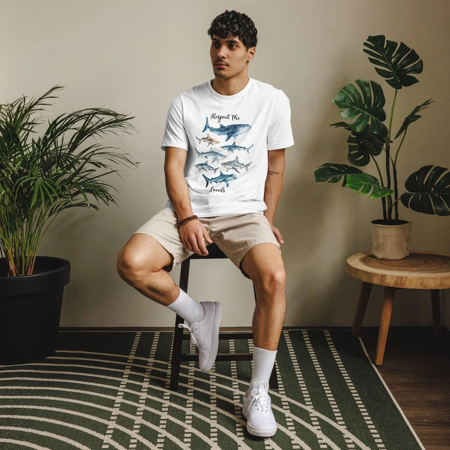 Respect The Locals Men's Eco T-Shirt - 