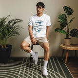 Respect The Locals Men's Eco T-Shirt -  - ["men","shark","T"]