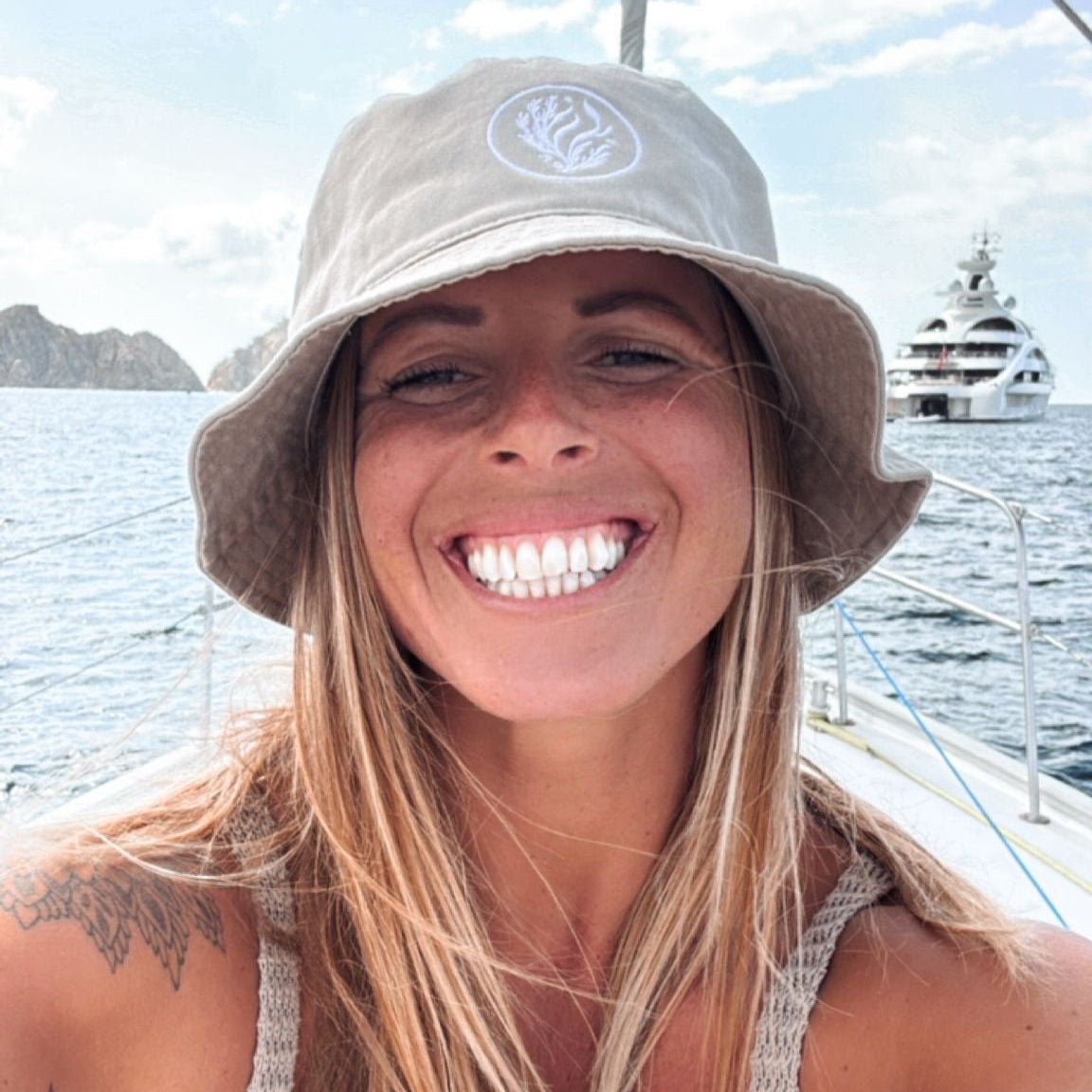 Salinity Swimwear Organic Cotton Bucket Hat - 