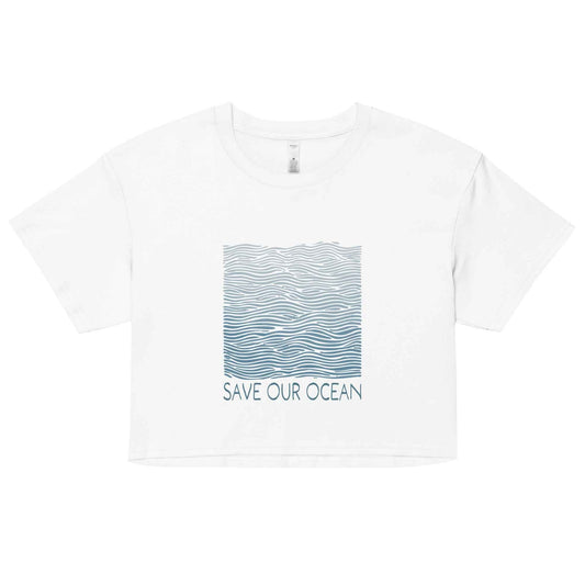 Save Our Ocean Women’s Crop Top - 