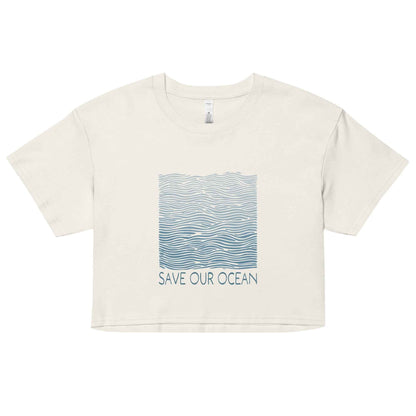 Save Our Ocean Women’s Crop Top - 