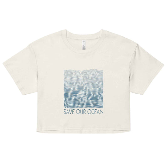 Save Our Ocean Women’s Crop Top - 