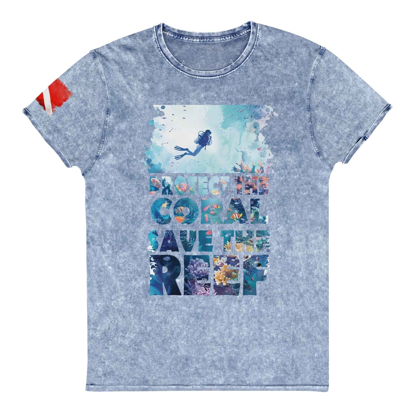 Save The Reef Faded Men's T-Shirt - 