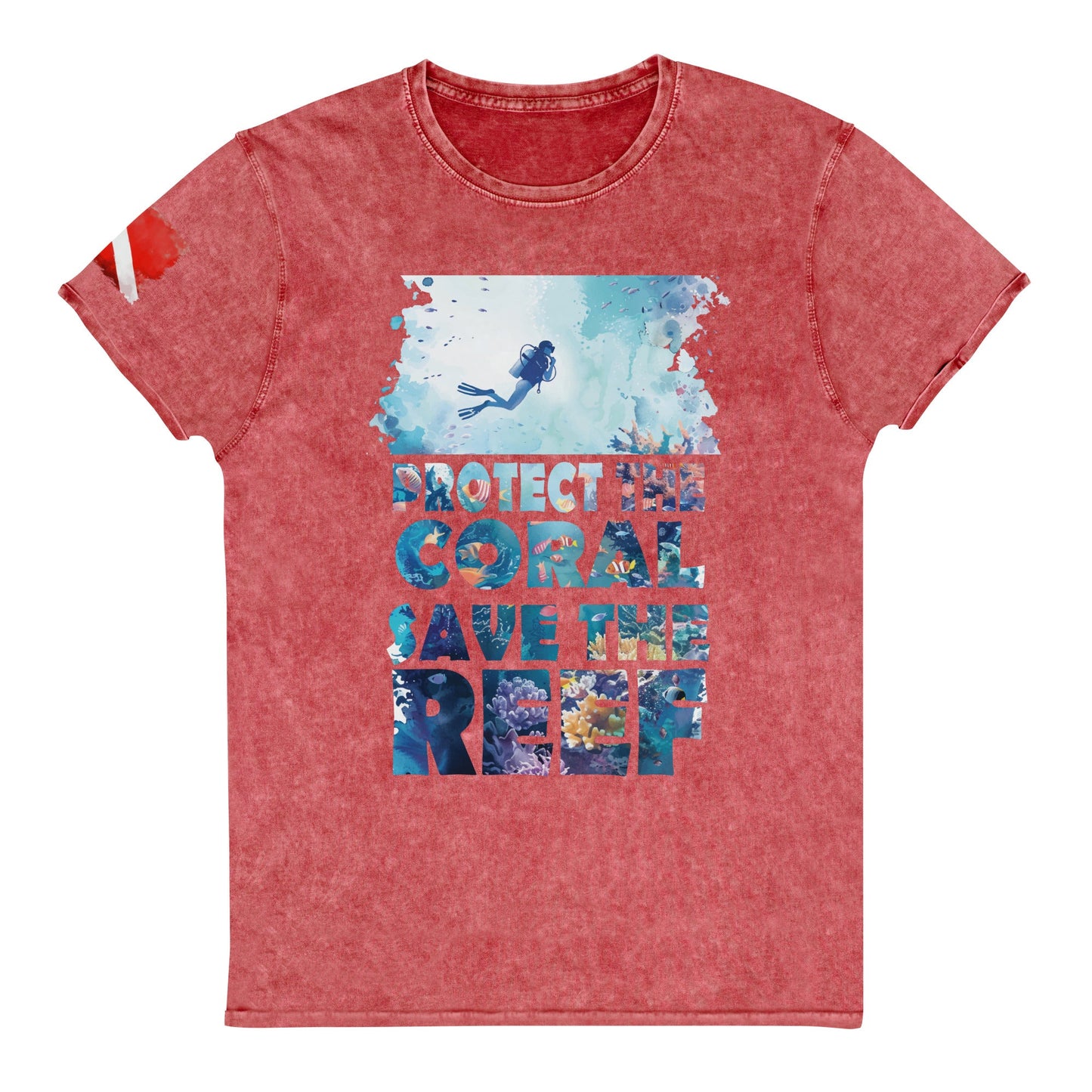Save The Reef Faded Men's T-Shirt - 