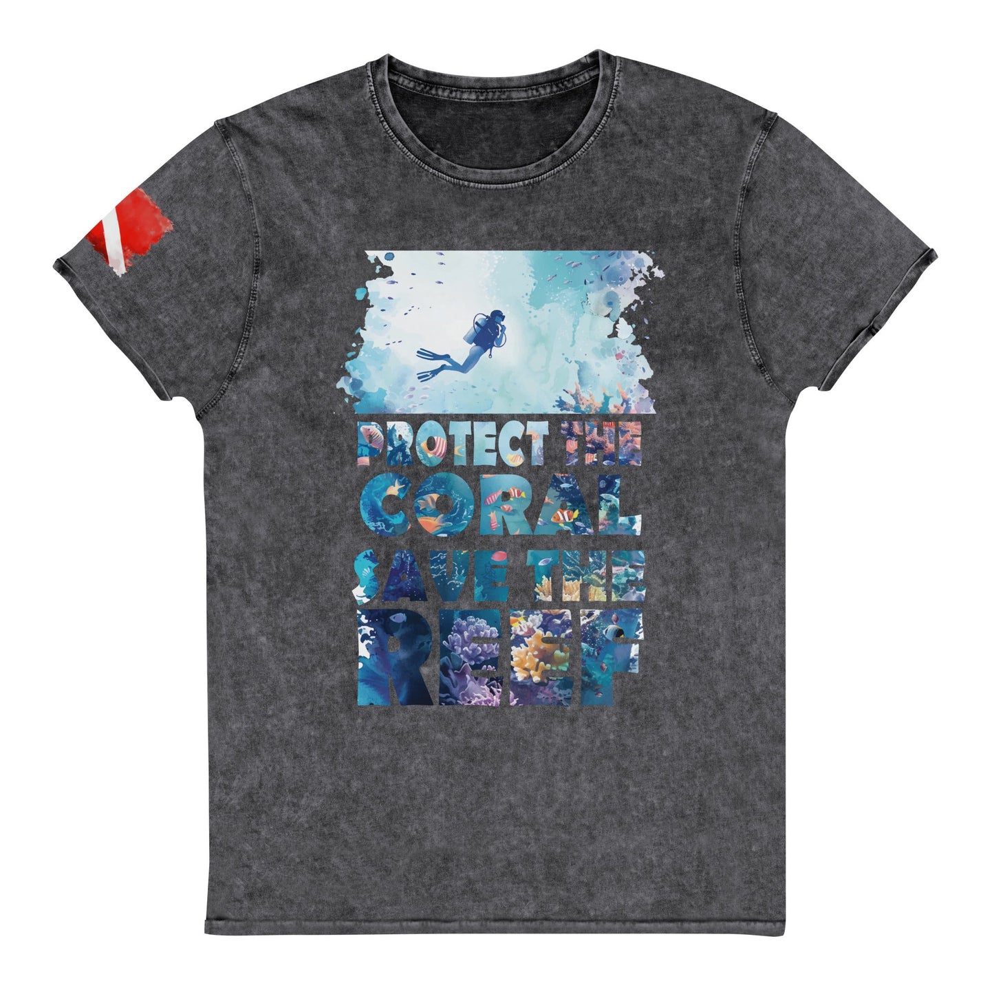 Save The Reef Faded Men's T-Shirt - 