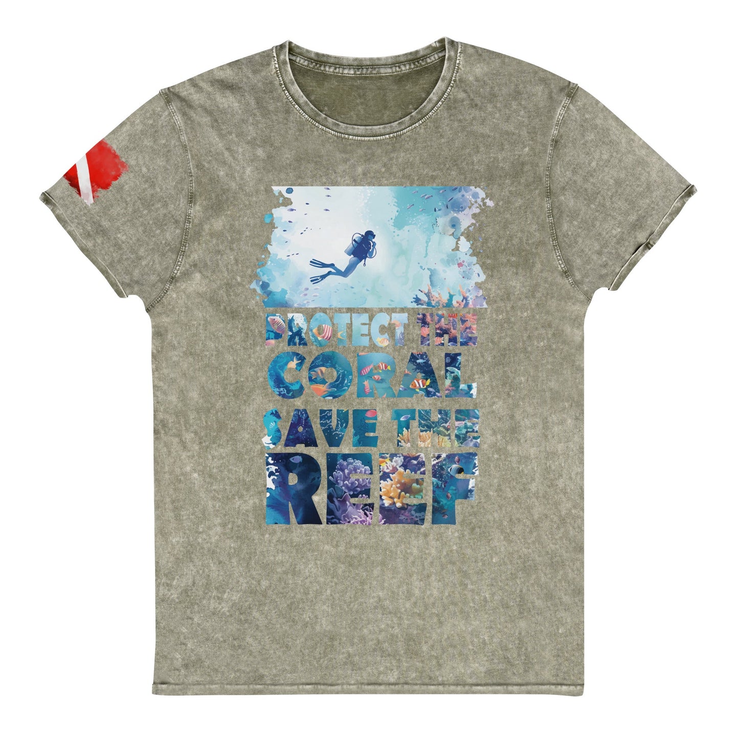Save The Reef Faded Men's T-Shirt - 