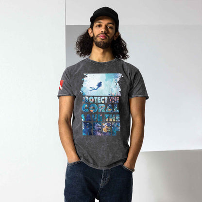 Save The Reef Faded Men's T-Shirt - 