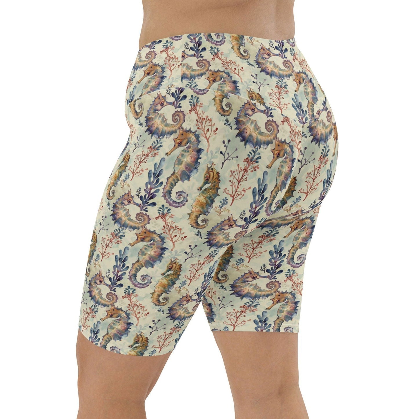 Seahorse Haven 8" Inch Dive Shorts - 