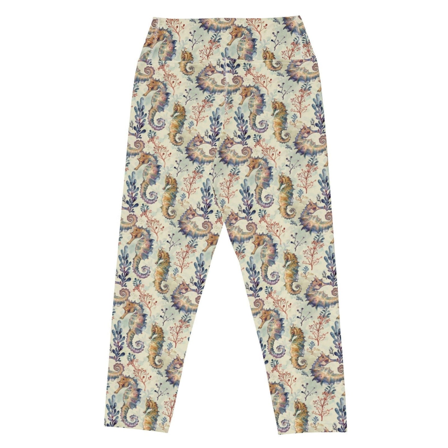 Seahorse Haven Capri Swim Leggings - 