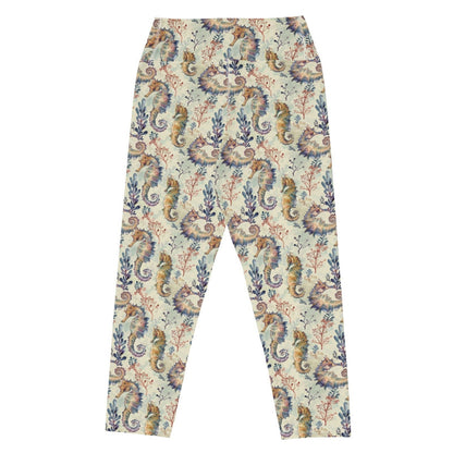 Seahorse Haven Capri Swim Leggings - 