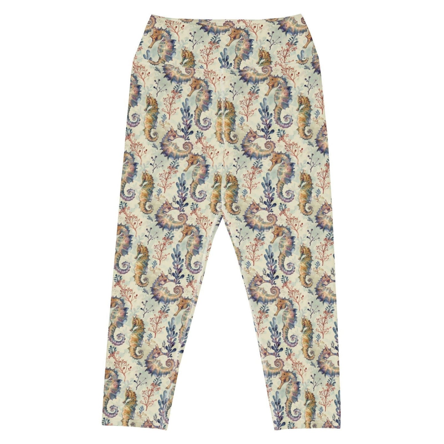 Seahorse Haven Capri Swim Leggings - 