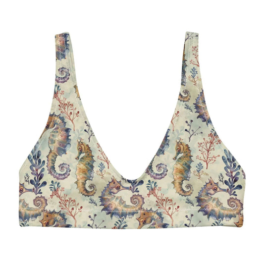 Seahorse Haven Eco Bikini Top - 