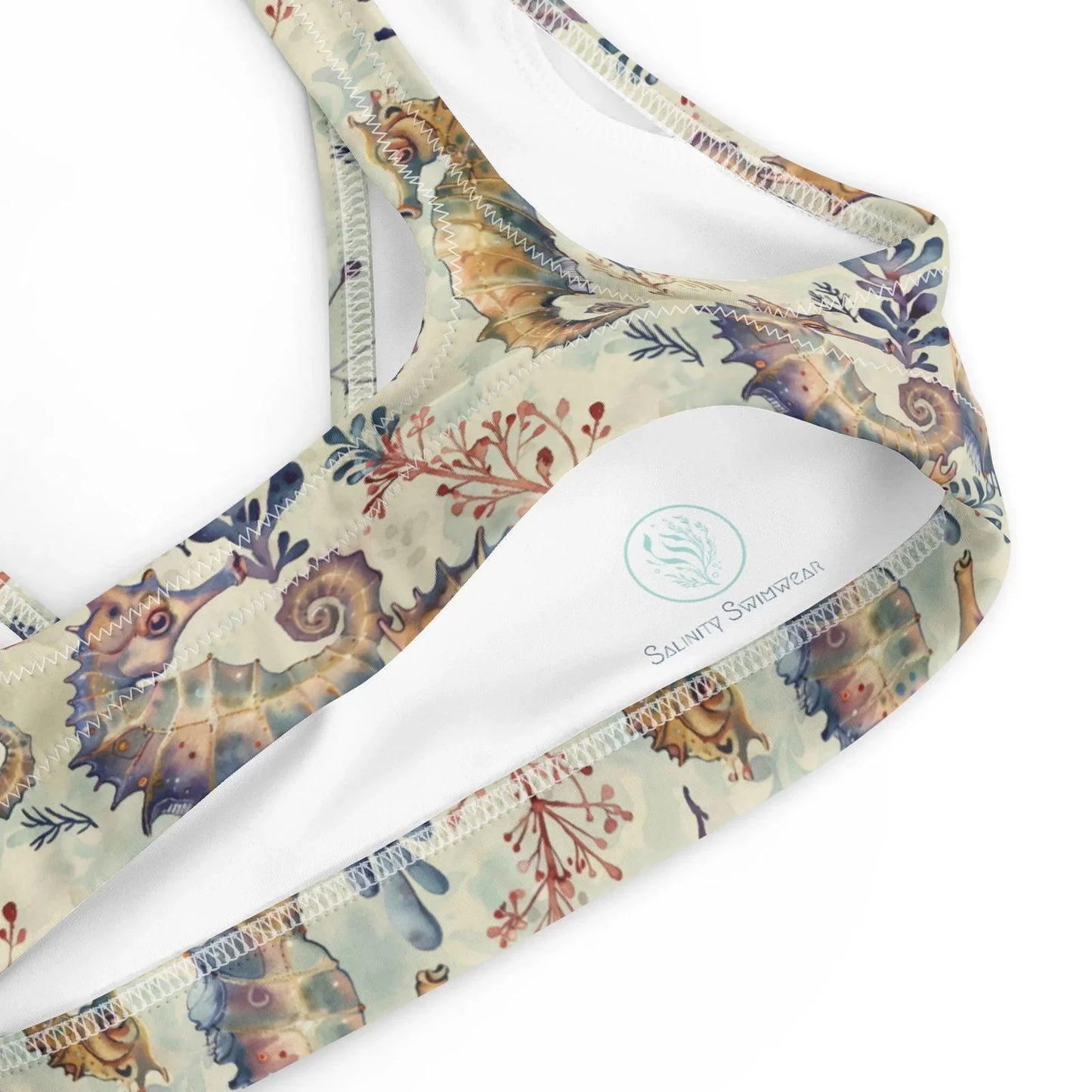 Seahorse Haven Eco Bikini Top - 
