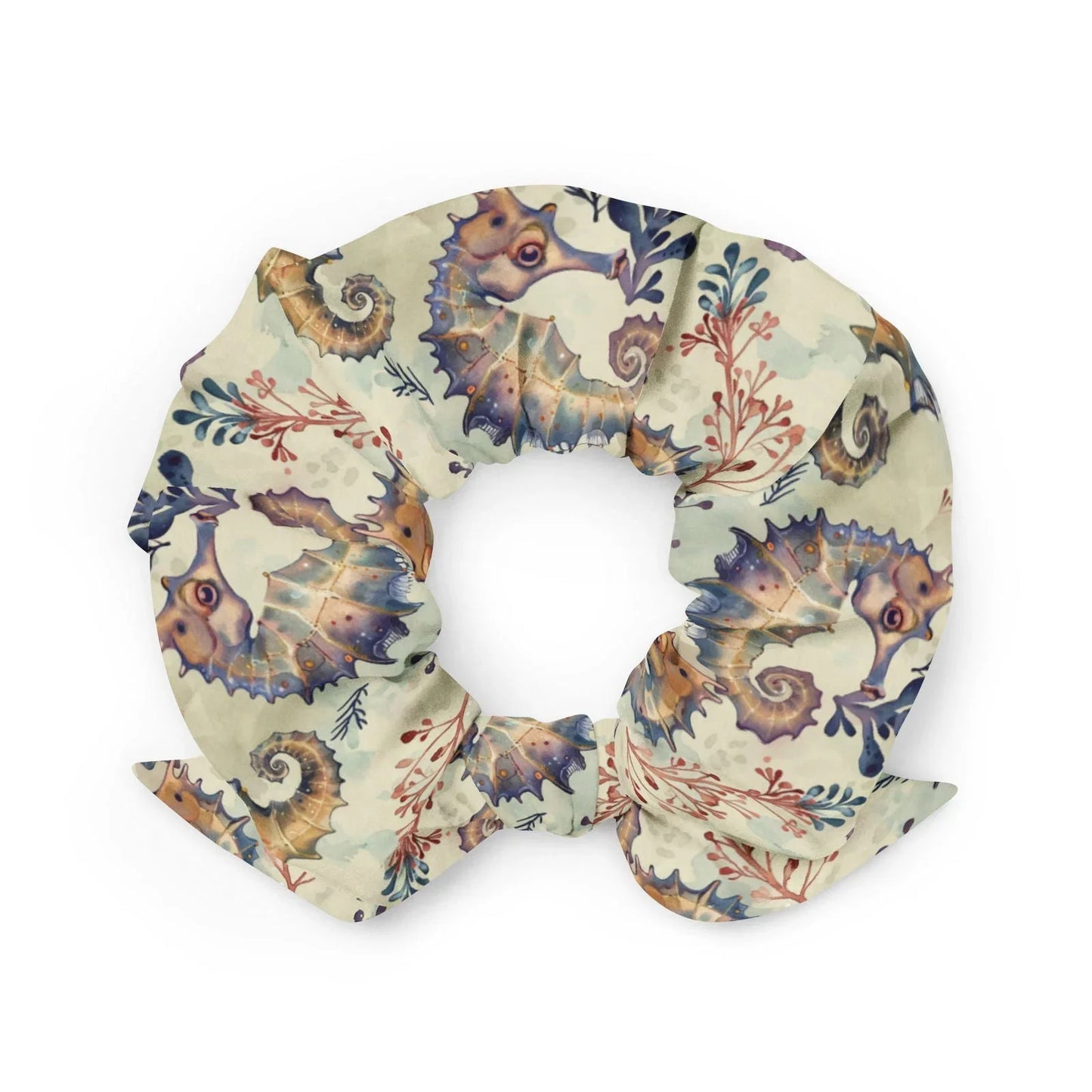 Seahorse Haven Eco-Scrunchie - 